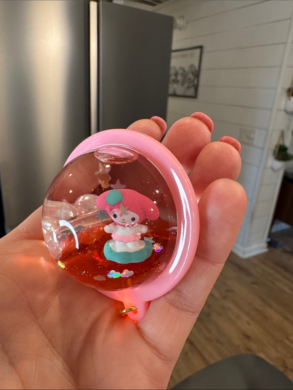 Pink Hello Kitty Bubble Keychain-FREE w/$100 purchase - Picture 5 of 6